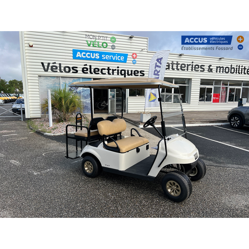 EZGO TXT Golfette Électrique 2 + 2 Places Toit Allongé NEUVE