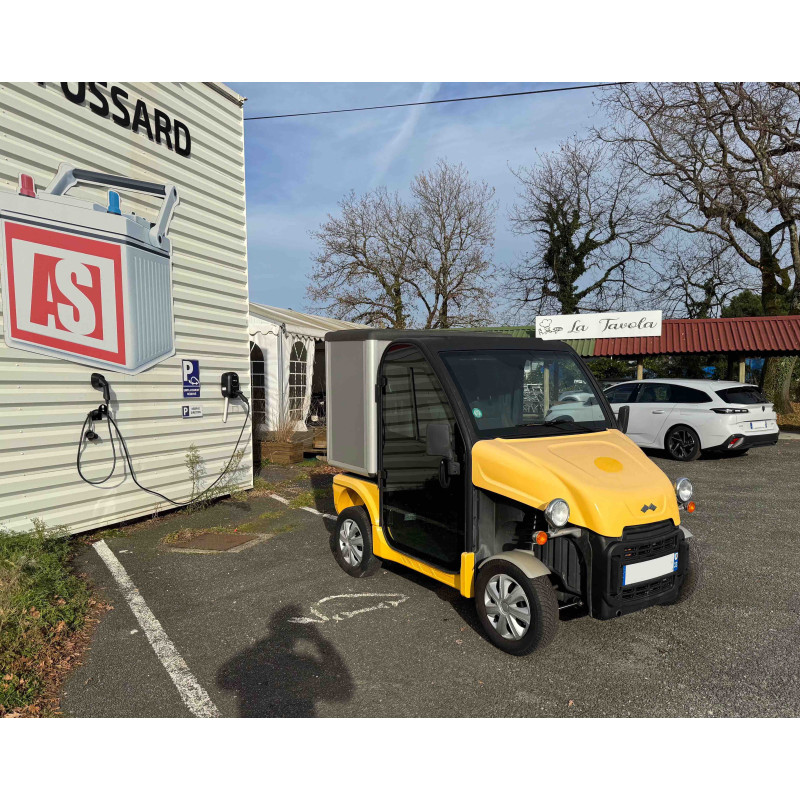 Véhicule Utilitaire Professionnel Ligier Pulse 4 L1 Électrique Occasion Avant Droit Véhicule Utilitaire Professionnel Ligier Pulse 4 L1 Électrique Occasion Avant Droit