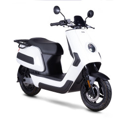 Scooter Électrique NIU NQi Cargo Blanc Side Front