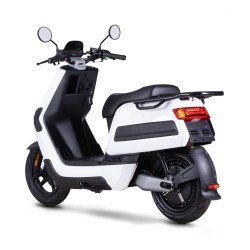 Scooter Électrique NIU NQi Cargo Blanc Back Side