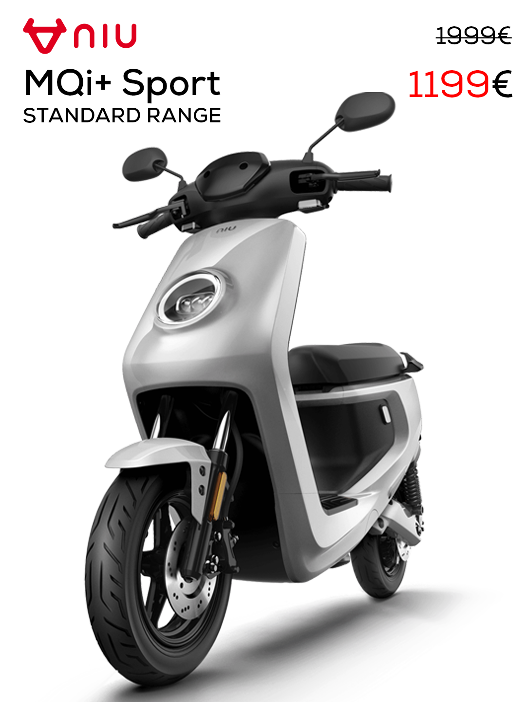 Déstockage Scooter électrique NIU MQi+ Sport SR