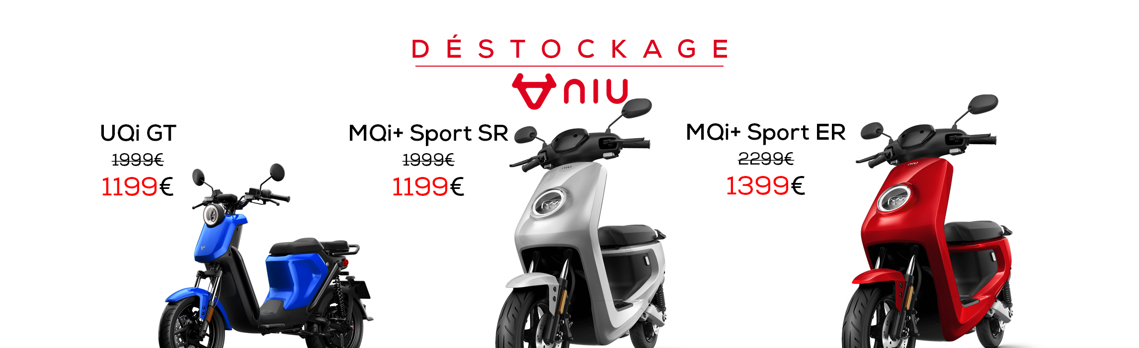Déstockage Scooter électrique NIU
